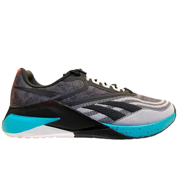 Reebok Nano X2 Mens Cross Fit Training Shoe Size 10.5 Black Pure Grey GY2292 NEW - Picture 2 of 10